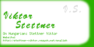 viktor stettner business card